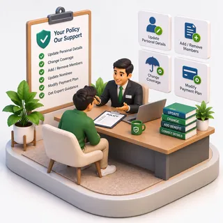 Policy Service & Changes illustration