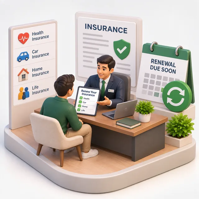 Insurance Renewal illustration