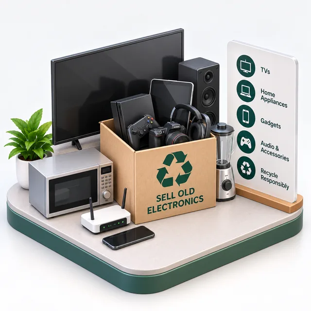 Sell Old TV / Electronics illustration