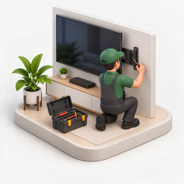 TV Installation & Repair illustration